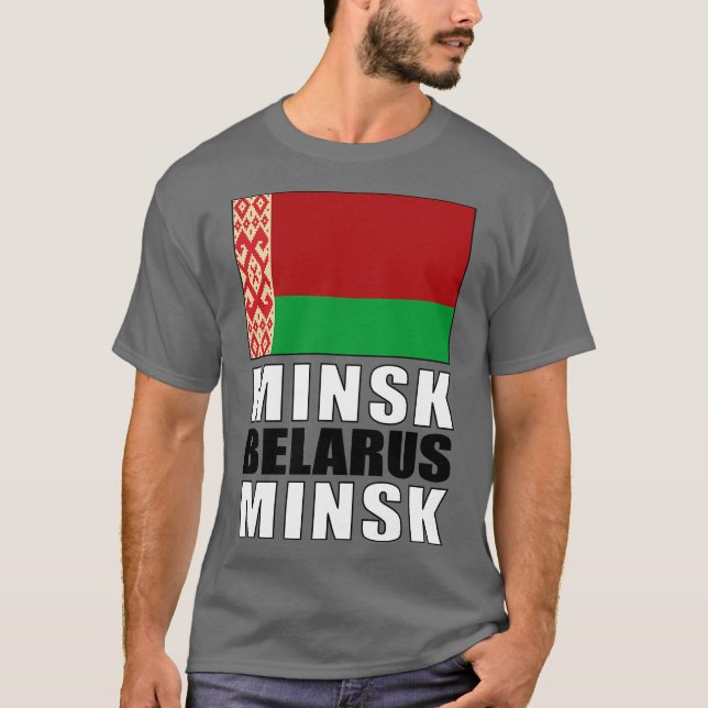 Flag of Belarus T-Shirt (Front)
