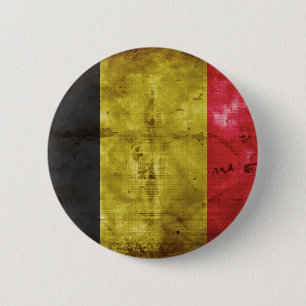 Flag of Belgium 6 Cm Round Badge