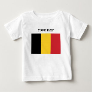 Flag of Belgium Baby T-Shirt