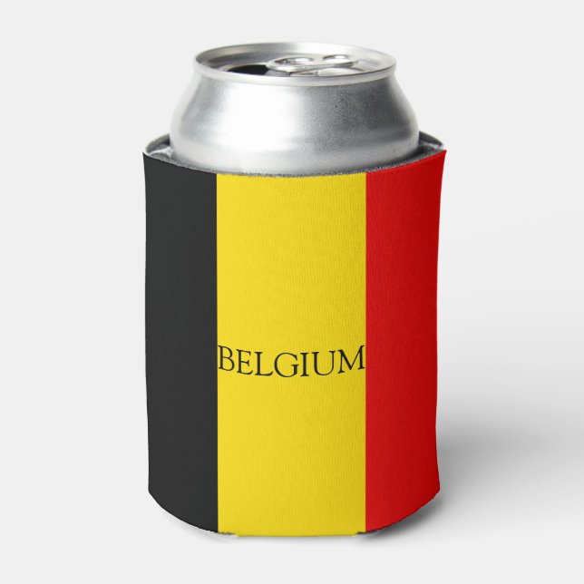 Flag of Belgium Can Cooler (Can Front)