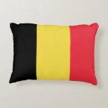 Flag of Belgium custom design Decorative Cushion<br><div class="desc">Flag of Belgium accent pillow.</div>