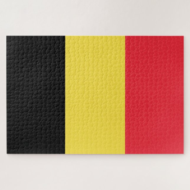 Flag of Belgium Jigsaw Puzzle (Horizontal)