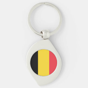 Flag of Belgium Key Ring