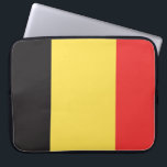 Flag of Belgium Laptop Sleeve<br><div class="desc">Proportion 2:3,  Flag of the Belgium.</div>