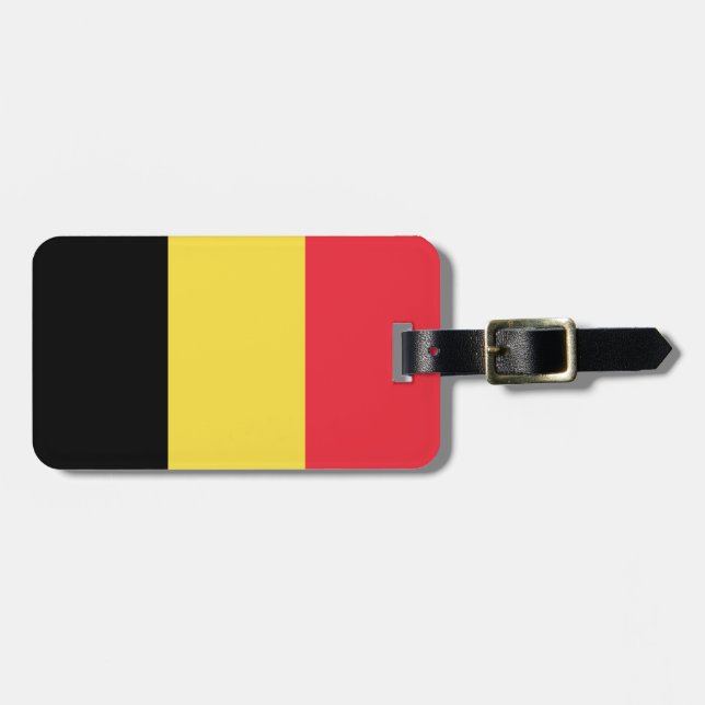 Flag of Belgium Luggage Tag (Front Horizontal)