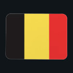 Flag of Belgium Magnet<br><div class="desc">Proportion 2:3,  Flag of the Belgium.</div>