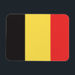 Flag of Belgium Magnet<br><div class="desc">Proportion 2:3,  Flag of the Belgium.</div>