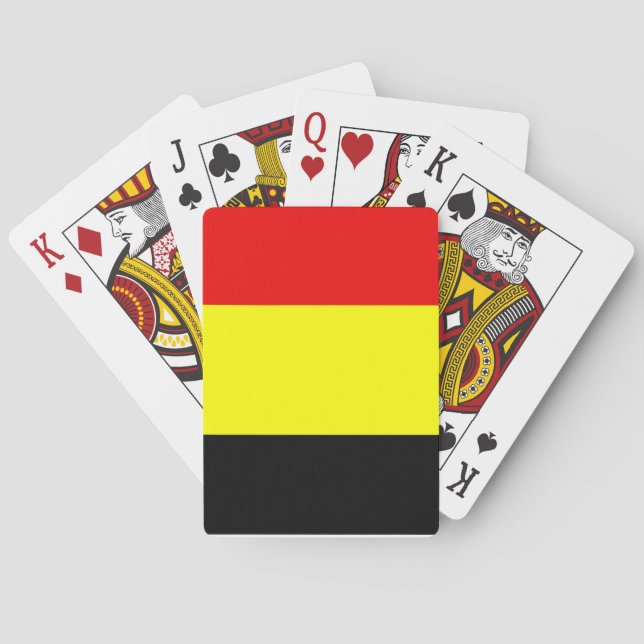 Flag of Belgium Playing Cards (Back)