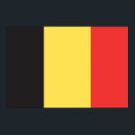 Flag of Belgium Poster<br><div class="desc">Proportion 2:3,  Flag of the Belgium.</div>