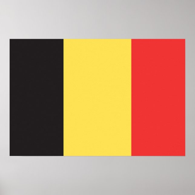 Flag of Belgium Poster (Front)