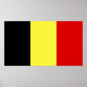 Flag of Belgium Poster