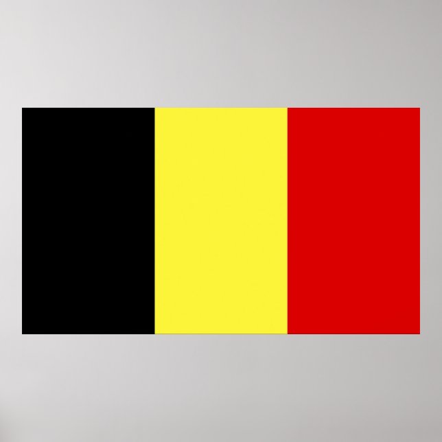Flag of Belgium Poster (Front)