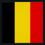 Flag of Belgium Poster<br><div class="desc">The Belgian flag,  which was inspired by the French tricolor,  was adopted in 1831,  shortly after gaining independence from the Netherlands. #flag #belgium #belgian #patriotic</div>