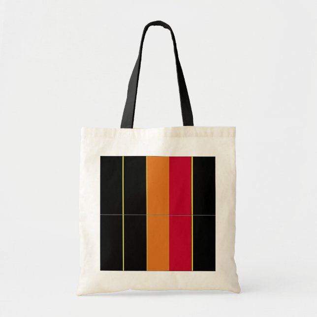 Flag Of Belgium Striped Bag (Front)