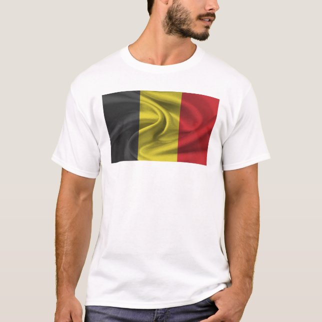 Flag Of Belgium T-Shirt (Front)