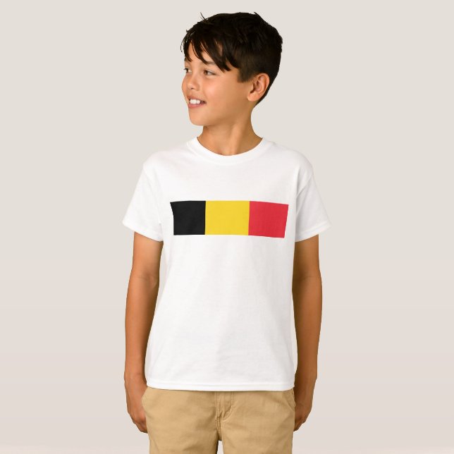 Flag of Belgium T-Shirt (Front Full)