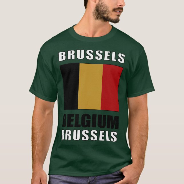 Flag of Belgium T-Shirt (Front)