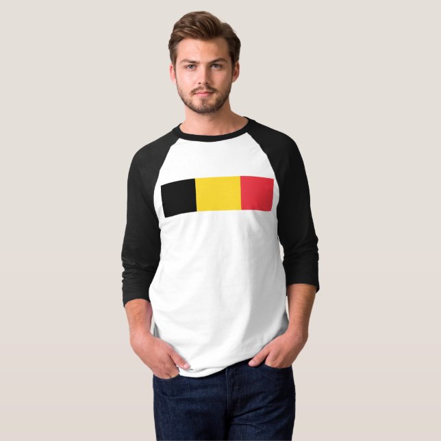 Flag of Belgium T-Shirt (Front Full)