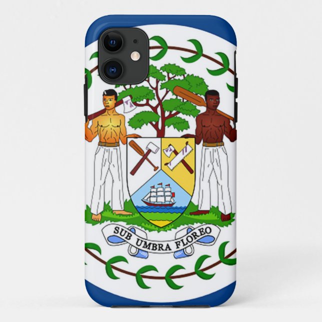 Flag of Belise Case-Mate iPhone Case (Back)