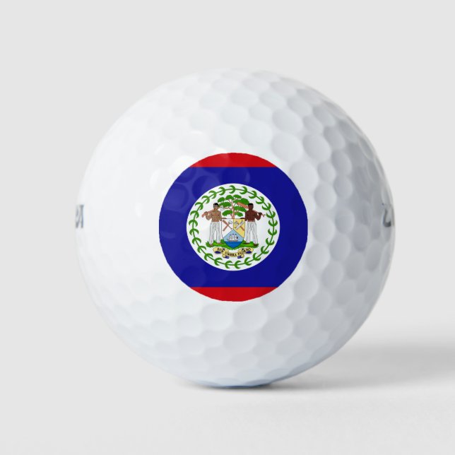 Flag of Belise Golf Balls (Front)