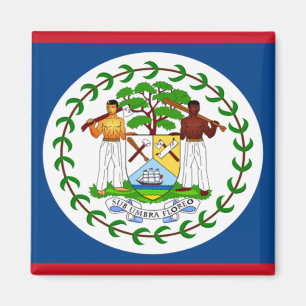 Flag of Belise Magnet