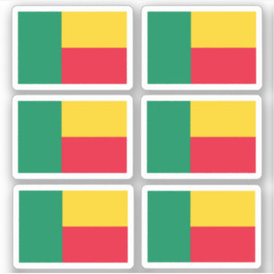 Flag of Benin - a collection Stickers