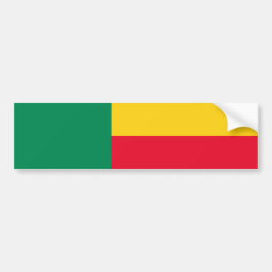 Flag of Benin (Africa) Bumper Sticker