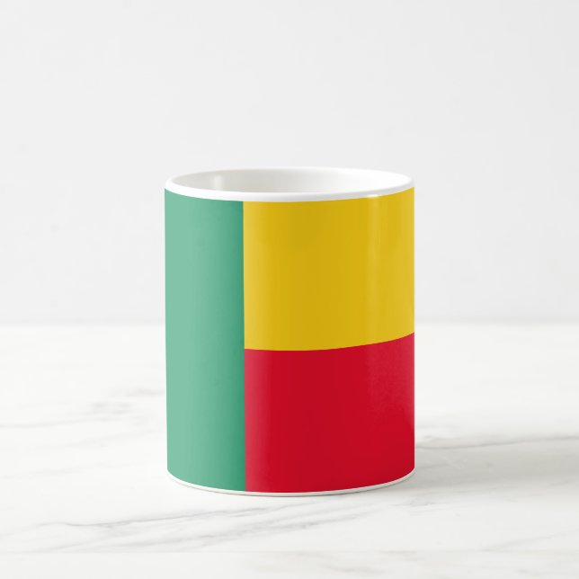 Flag of Benin (Africa) Coffee Mug (Center)