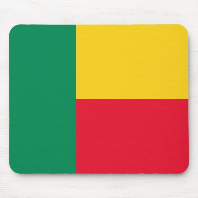 Flag of Benin (Africa) Mouse Pad (Front)
