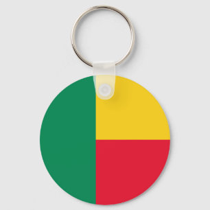 Flag of Benin Key Ring
