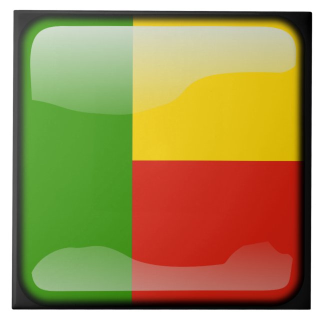 Flag of Benin Tile (Front)