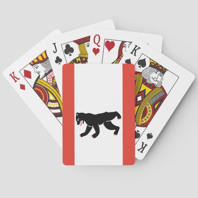 Flag of Berlin (German City) Playing Cards (Back)