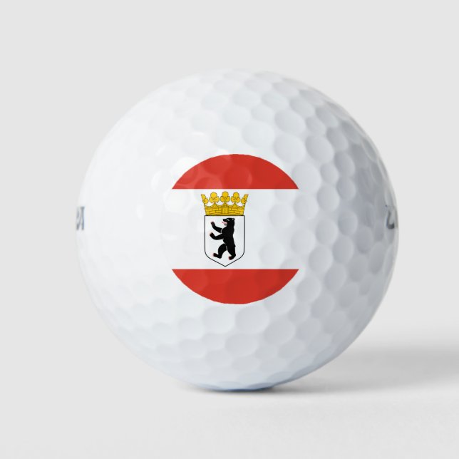 Flag of Berlin Golf Balls (Front)