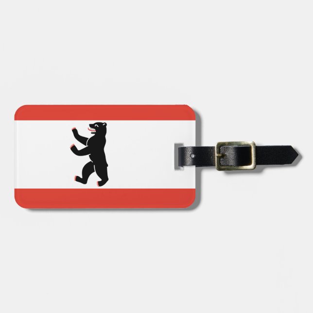 Flag of Berlin Luggage Tag (Front Horizontal)