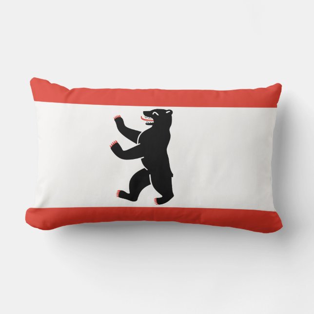 Flag of Berlin Lumbar Pillow (Front)