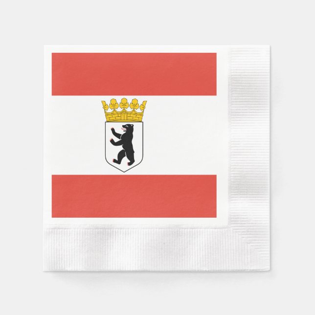 Flag of Berlin Napkins (Front)