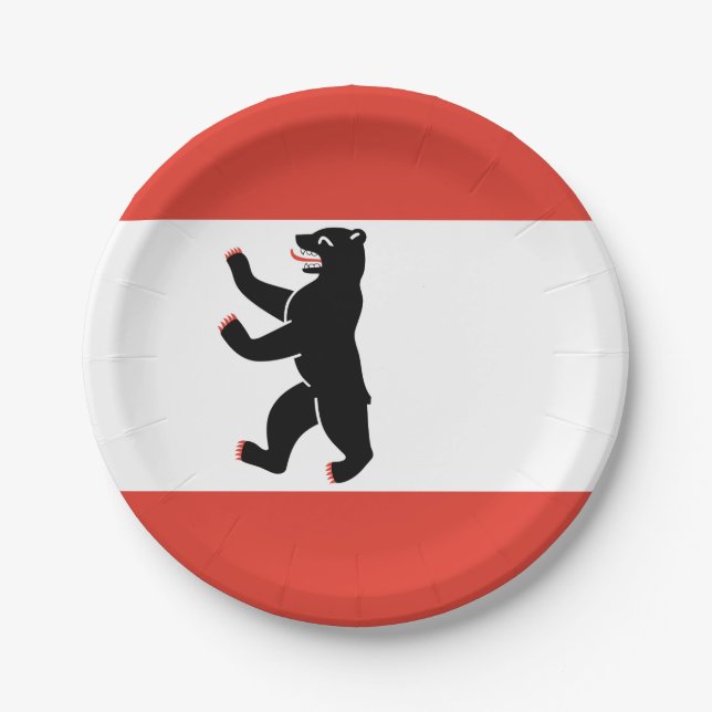 Flag of Berlin Paper Plates (Front)