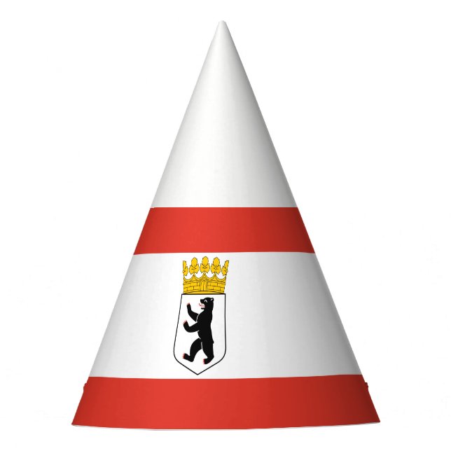 Flag of Berlin Party Hat (Front)