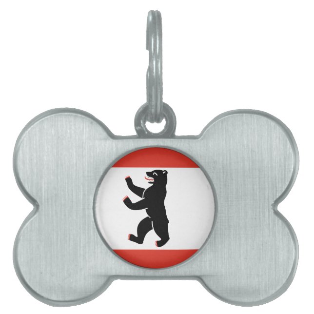 Flag of Berlin Pet Tag (Front)