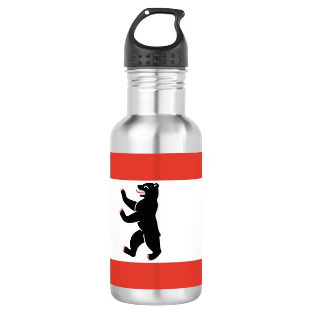 Flag of Berlin Stainless Steel Water Bottle (Front)