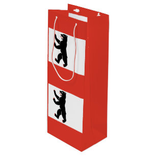 Flag of Berlin Wine Gift Bag
