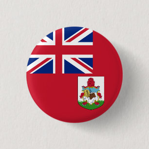 Flag of Bermuda 3 Cm Round Badge