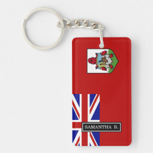 Flag of Bermuda Key Ring