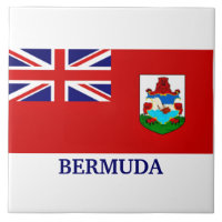 Flag of Bermuda, labelled,