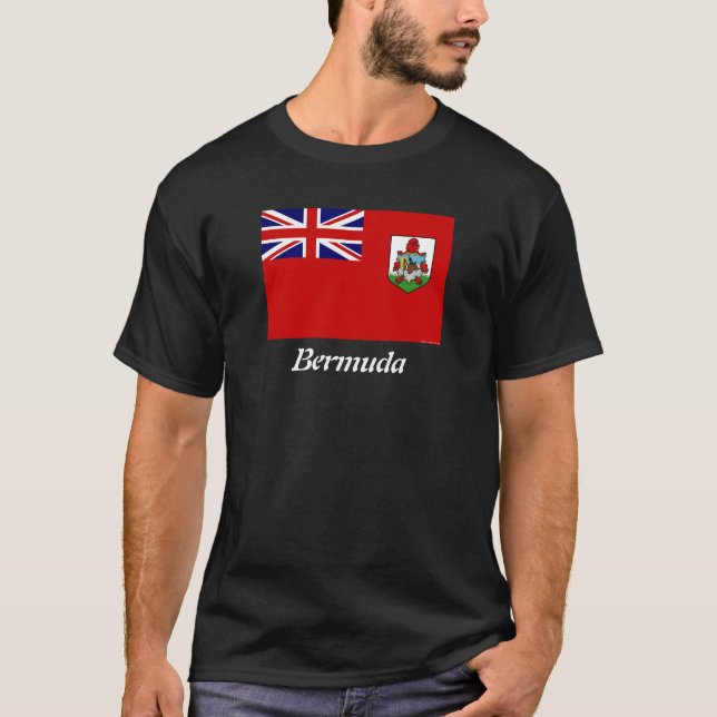 Flag Of Bermuda Mens Dark T-Shirt (Front)