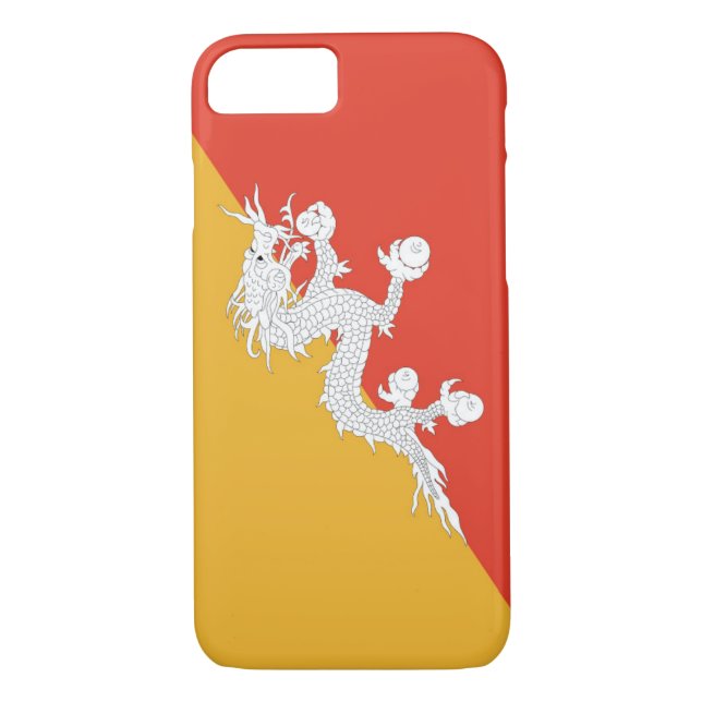 Flag of Bhutan Case-Mate iPhone Case (Back)