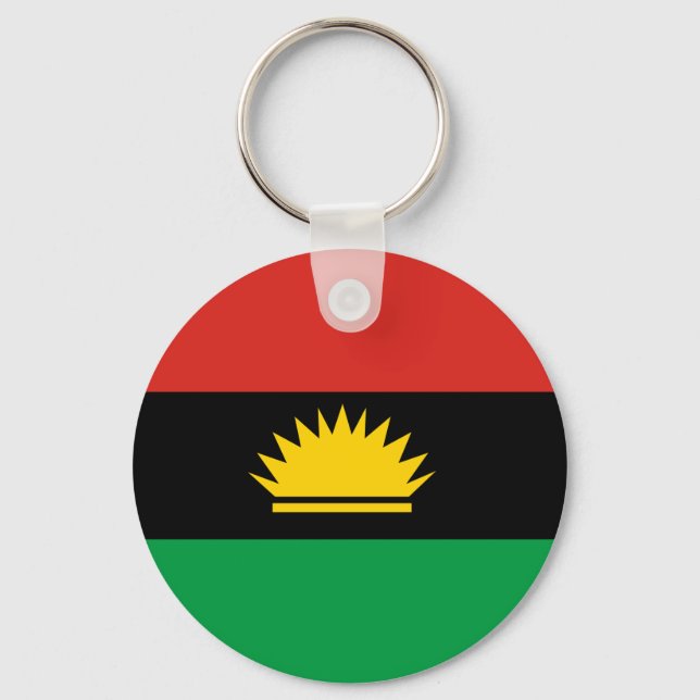 Flag of Biafra (Bịafra) Key Ring (Front)