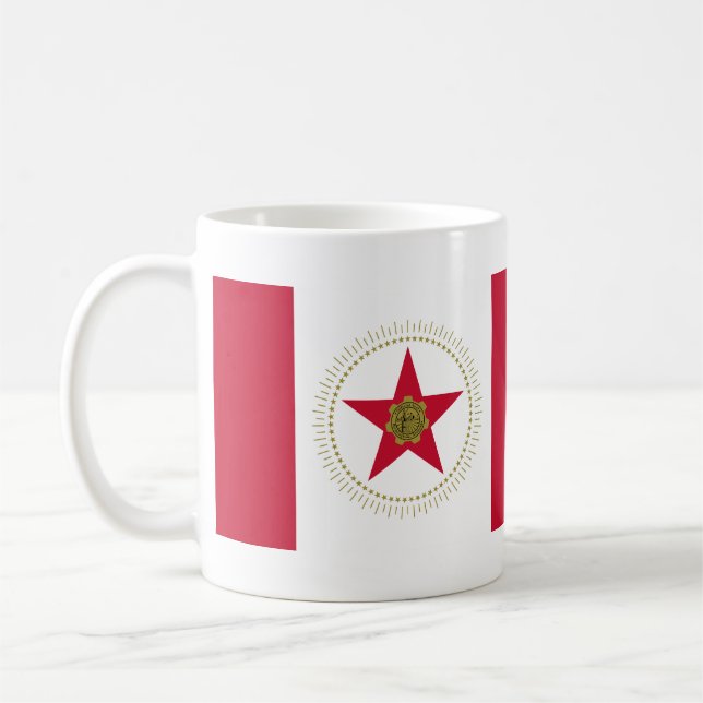 Flag of Birmingham, Alabama Coffee Mug (Left)