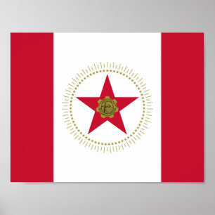 Flag of Birmingham, Alabama Poster
