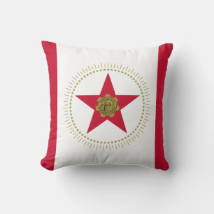 Flag of Birmingham, Alabama Throw Pillow
